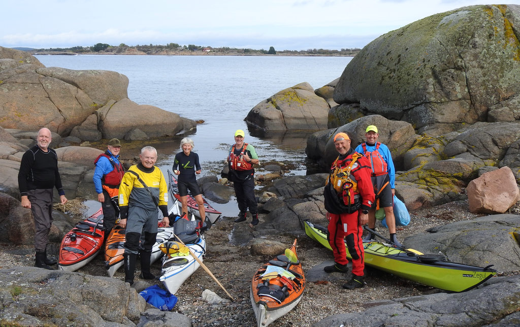 Havpadlerne Færder rydder Reiaren utenfor Nøtterøy