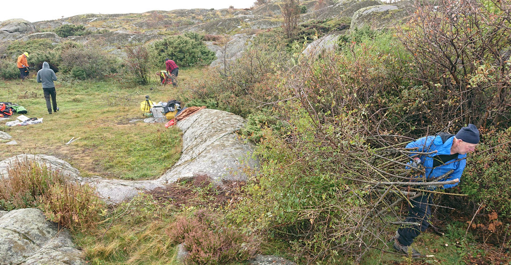 Havpadlerne Færder rydder Reiaren utenfor Nøtterøy
